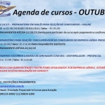 AGENDA DE CURSOS PARA OUTUBRO oferta Cursos, Escolas de Aviação