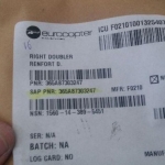 Right Doubler Renfort D PN 365a87303247   |  Peças diversas