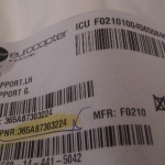  Support LH G PN 365a87303224  |  Peças diversas