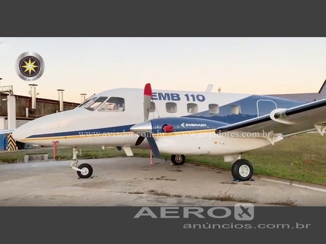 Avião Embraer Bandeirante EMB-110 - Ano 1976 - AV6331 | Turbo Hélice