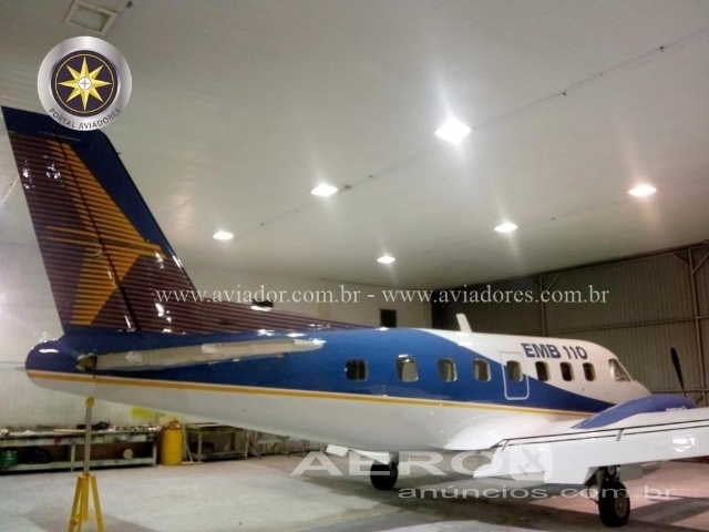 Avião Embraer Bandeirante EMB-110 - Ano 1976 - AV6331 | Turbo Hélice