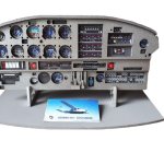 Painel Decorativo Avião Simulando Inst. Cessna 210  |  Decoração, Antiguidades, Militaria