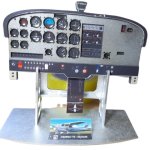 Painel Decorativo Avião Simulando Inst. Cessna 172  |  Decoração, Antiguidades, Militaria